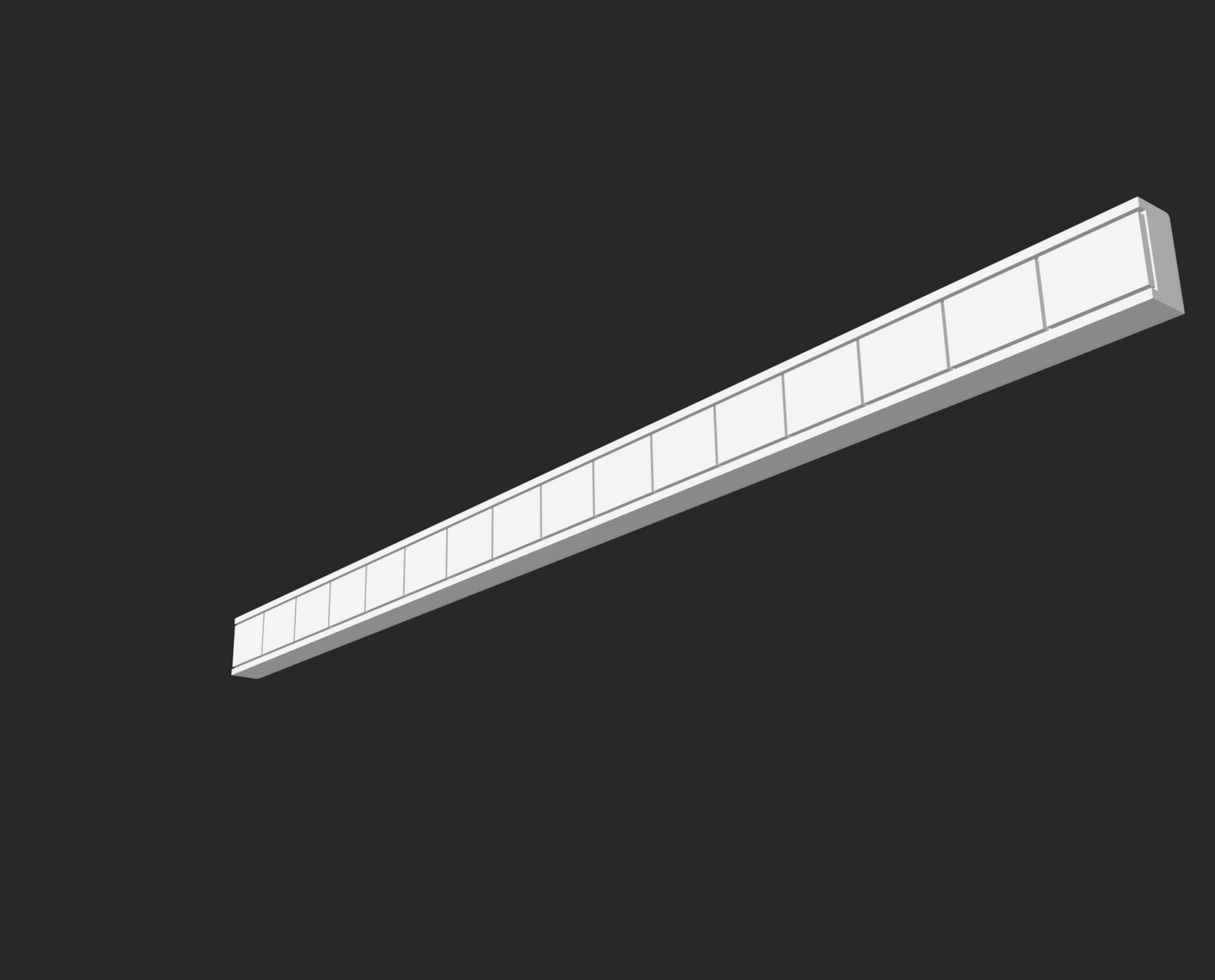 Kabelkanal für Gleiswerk H0 1:87 STL-Datei