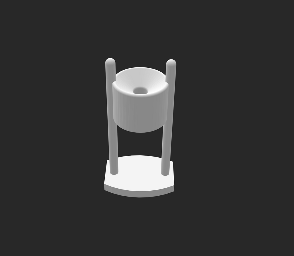 Platform ashtray H0 1:87 – STL file