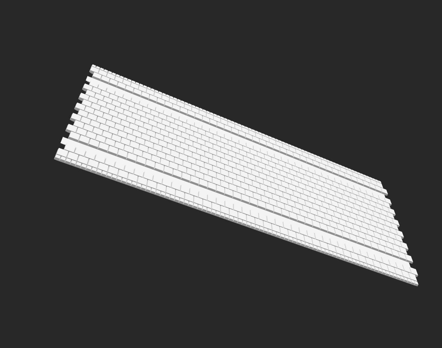 Bahnsteig Epoche 6 Set H0 1:87 STL-Datei