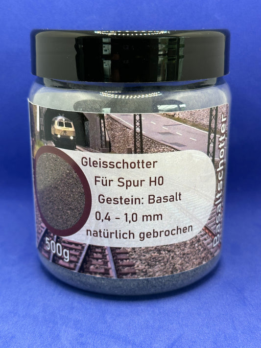 Gleisschotter Basalt C-Gleis 500g