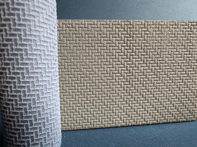 Bone cobblestone - textured roller H0