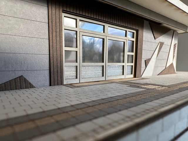 Bahnhof Modern Epoche VI H0 inkl. LED-Beleuchtung