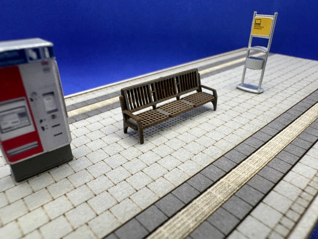 Aschenbecher DB Bahnsteig H0