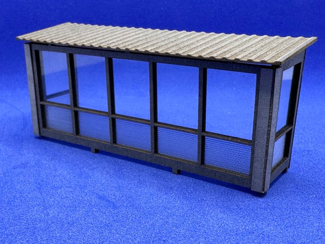 Wartehäuschen für Bahnsteig Epoche 6 H0