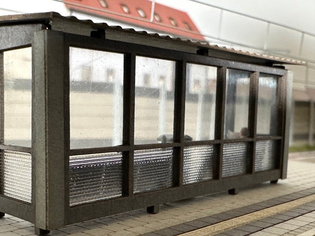 Wartehäuschen für Bahnsteig Epoche 6 H0