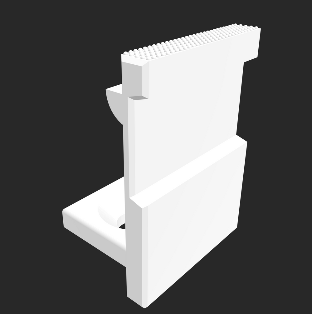 Platform edge with screw-mount base V1 set H0 1:87 – STL files