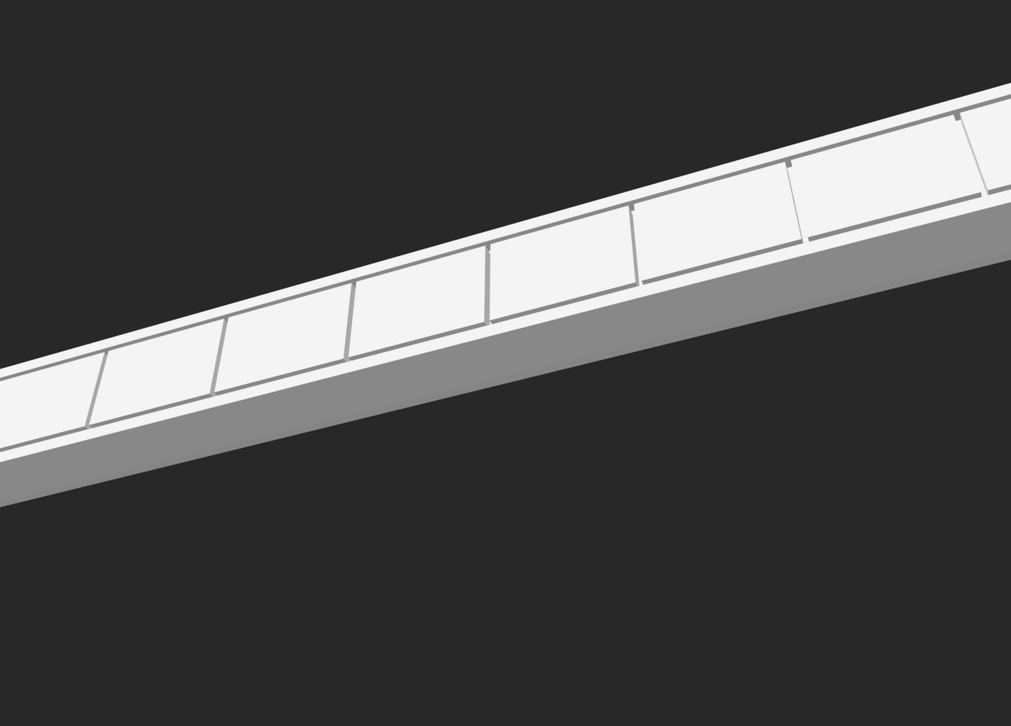 Kabelkanal für Gleiswerk H0 1:87 STL-Datei