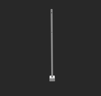 Catenary mast with cantilever arm H0 1:87 – STL file for 3D printing