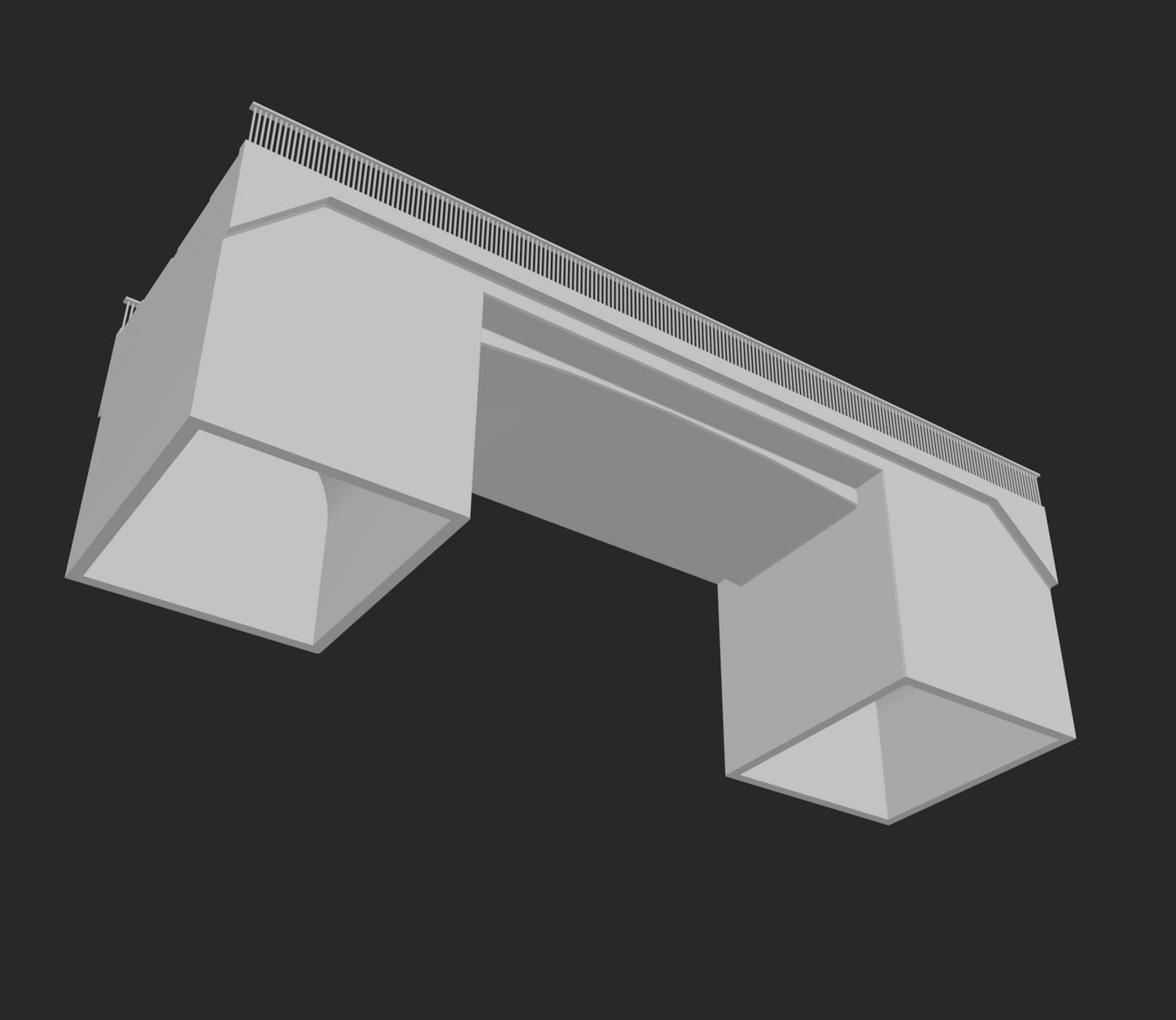 Autobrücke 1:87 H0 STL Datei