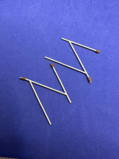Streckenmast mit Ausleger unbemalt 10 Stück - Oberleitung Bausatz H0 1:87