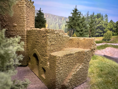 Castle ruins set H0 – ready-made models