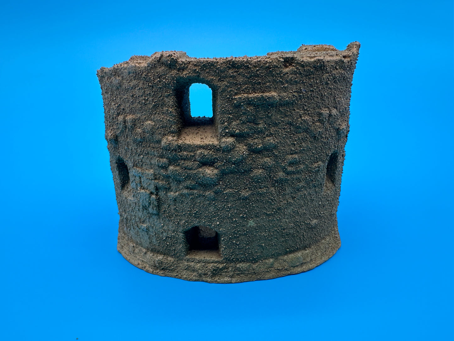 Turmruine mit Treppe H0 - Fertigmodell