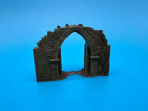 Burghof Ruine H0 - Fertigmodell