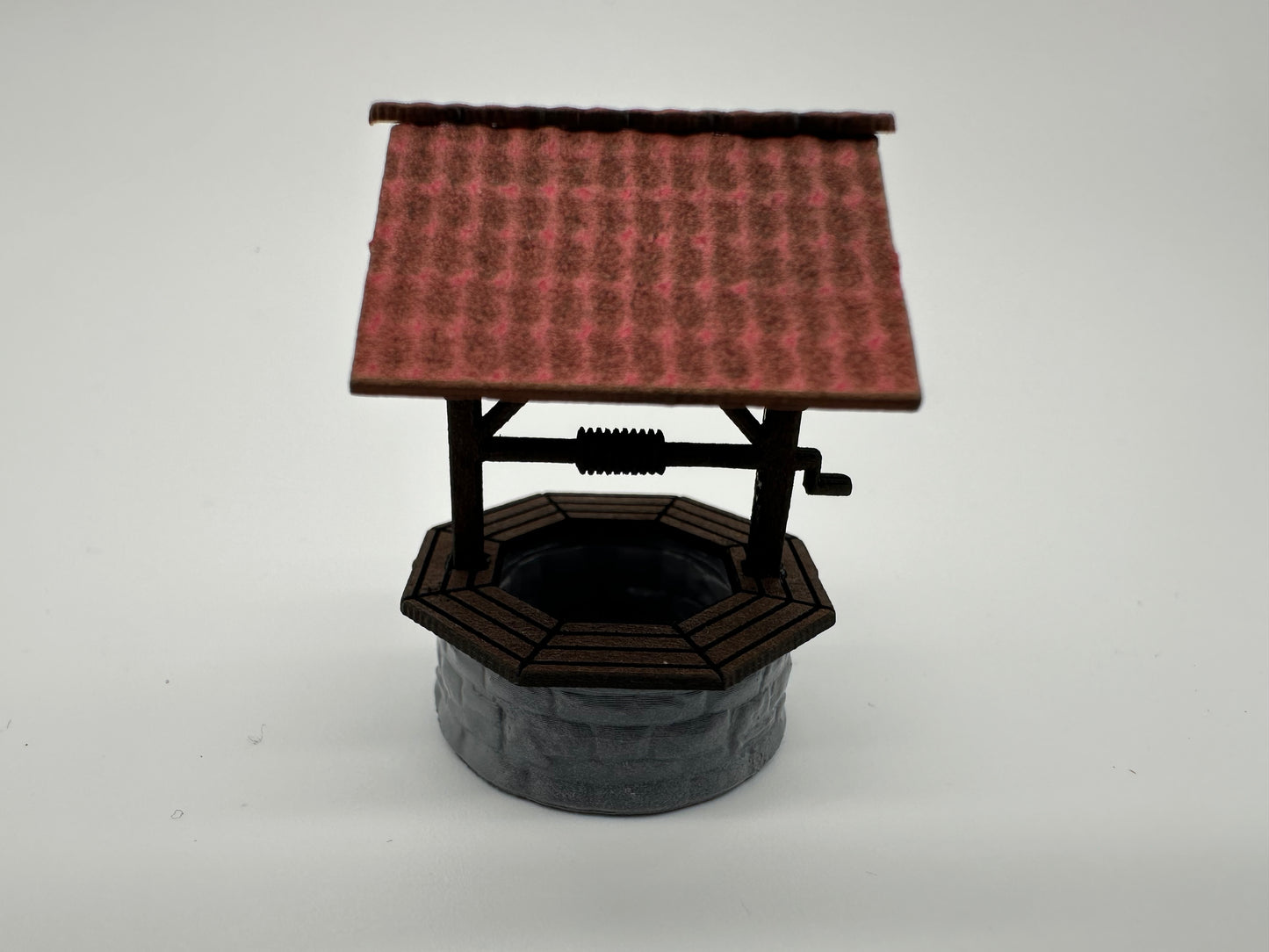 Burgbrunnen mit Ziegeldach HO Bausatz