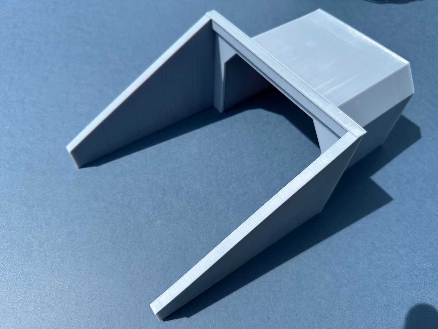 Tunnelportal in Betonoptik 2-gleisig H0 1:87