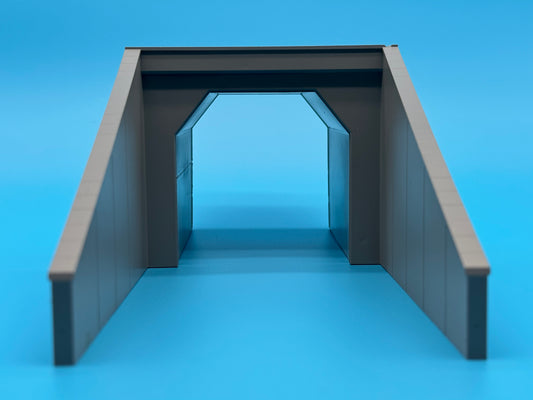 Tunnelportal in Betonoptik 1-gleisig H0 1:87