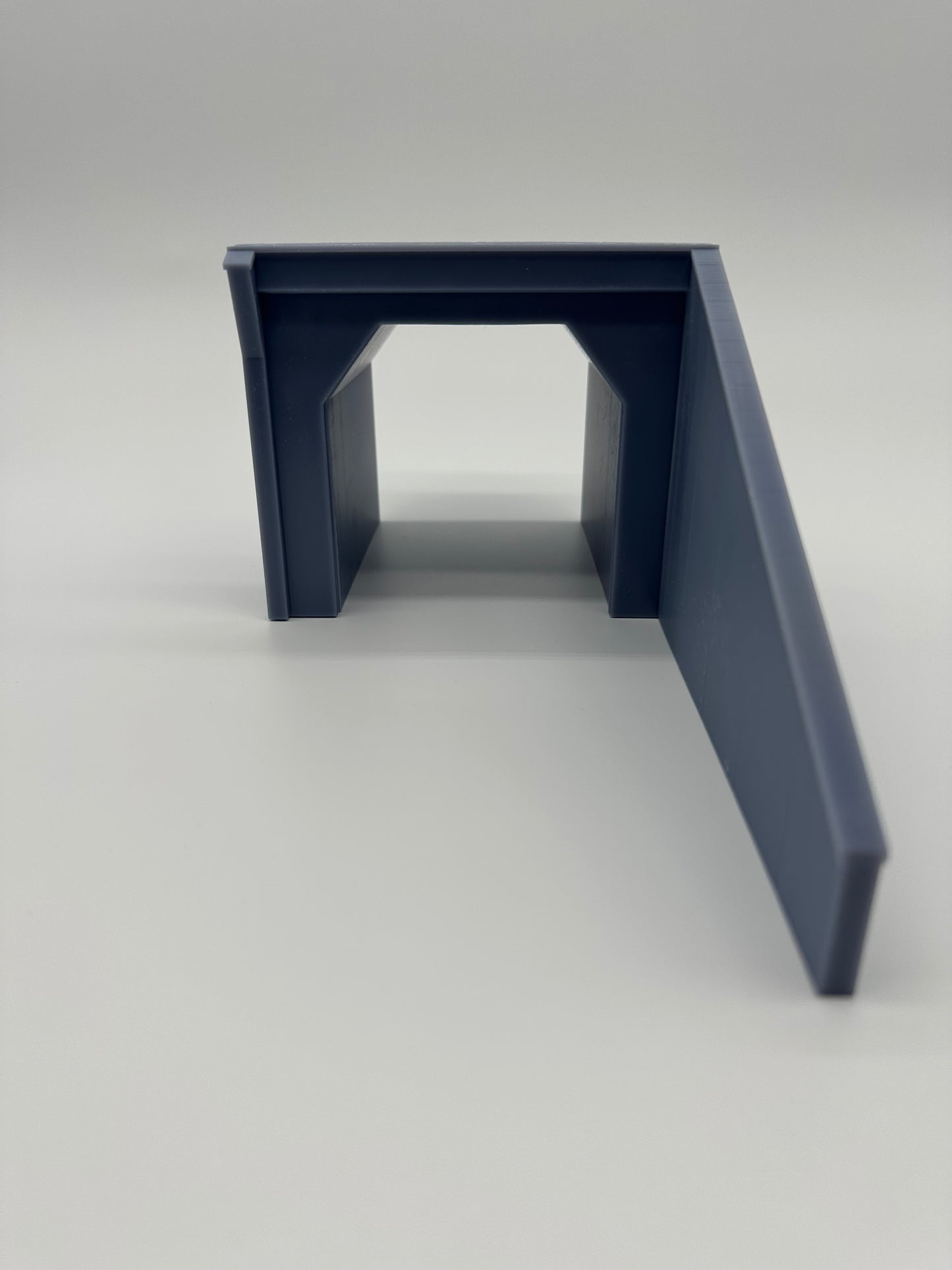 Tunnelportal in Betonoptik 1-gleisig Mauer rechts H0 1:87