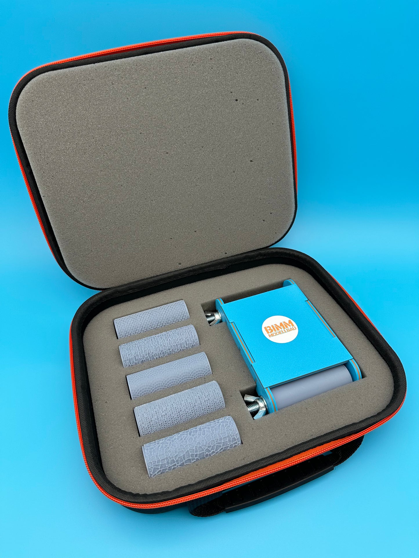 SPUR HO Strukturwalzen Set inkl. Handwalzmaschine und Tragetasche *NEU*