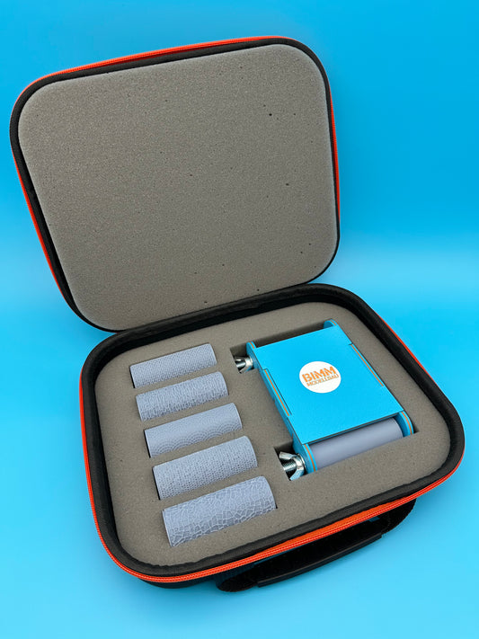 SPUR HO Strukturwalzen Set inkl. Handwalzmaschine und Tragetasche *NEU*