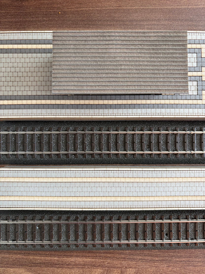 Bahnsteig Modul 1 für C-Gleis 35mm EPOCHE V/VI 1:87 Lasercut Bausatz
