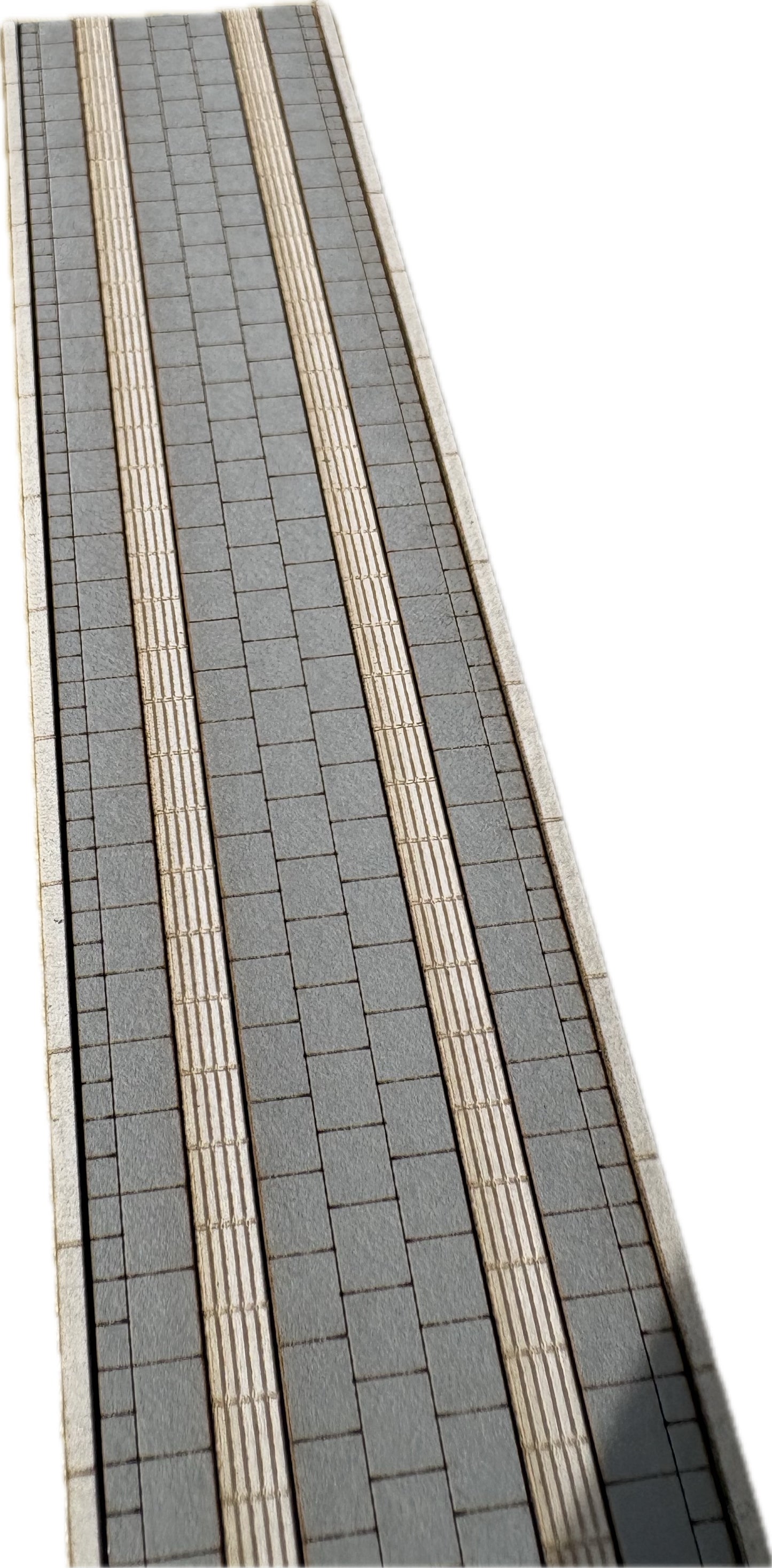 Bahnsteig für C-Gleis 35mm EPOCHE V/VI 1:87 Lasercut Bausatz Modul 1