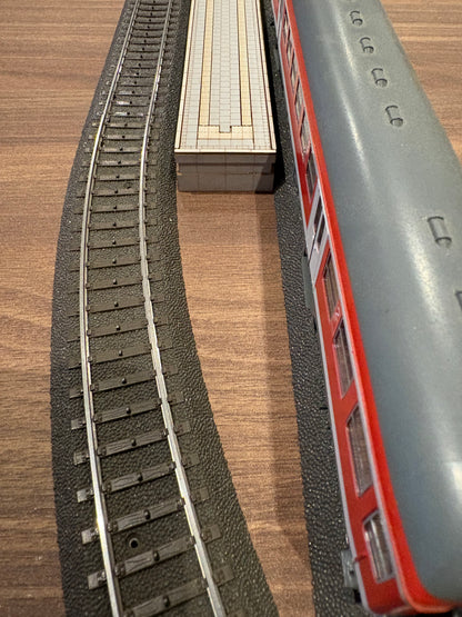 Bahnsteig Endstück für C-Gleis 35mm EPOCHE V/VI 1:87 Lasercut Bausatz