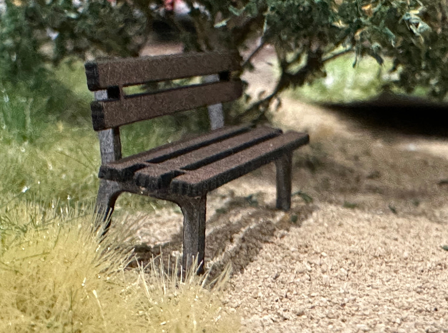 Parkbank Holz H0 1:87