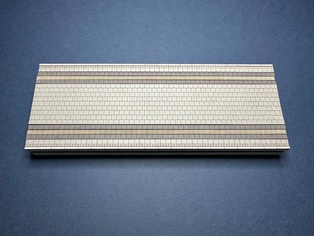 Island platform – Era VI, H0 1:87 – Module 1 | Suitable for C track