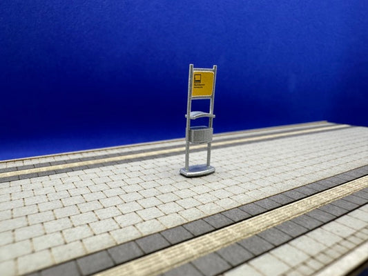 Aschenbecher DB Bahnsteig H0