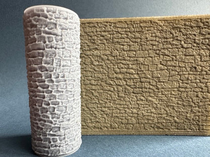 Natural stone wall – texture roller H0